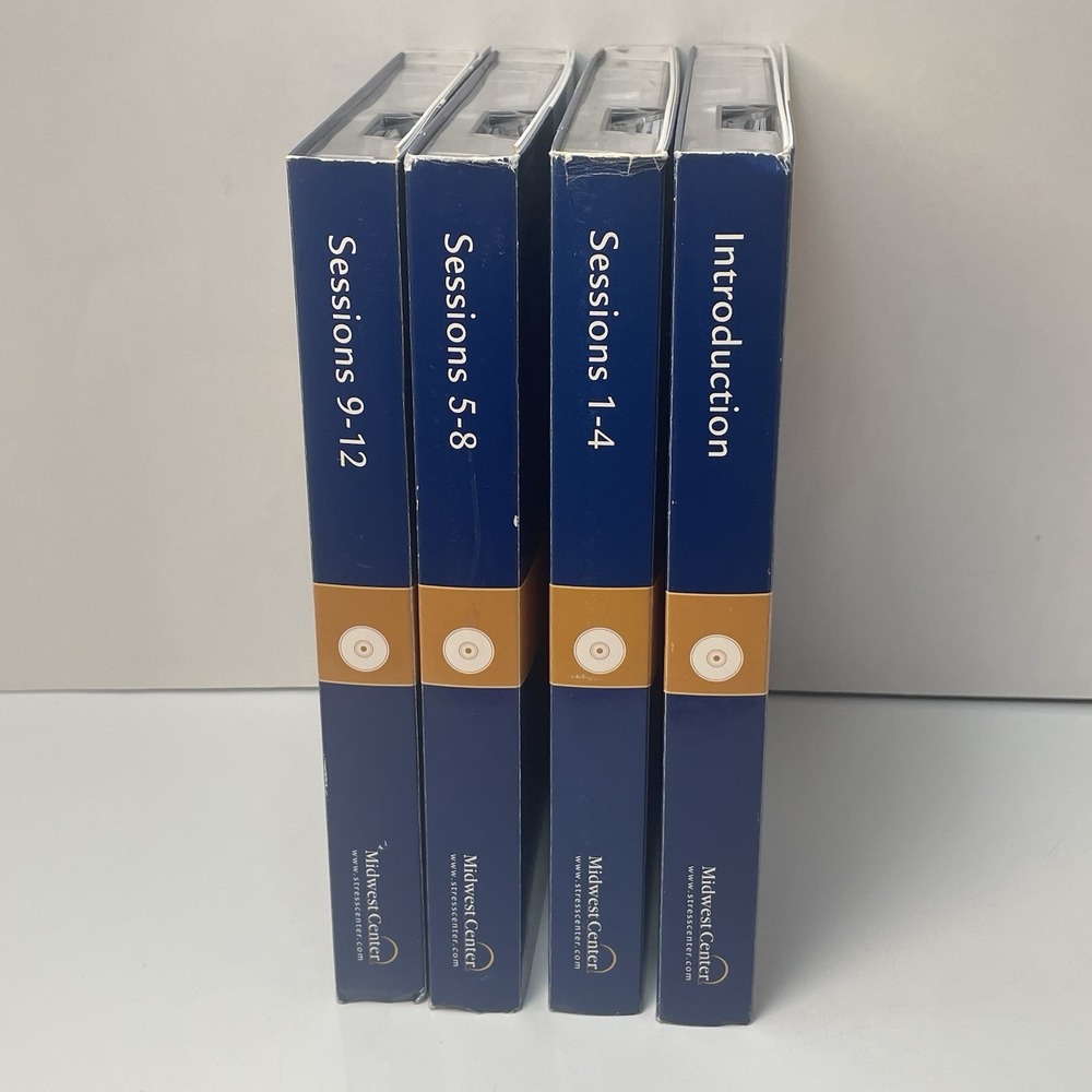 Midwest Center‎ For Stress And Anxiety Lucinda Bassett DVD Set W. Books 1-12